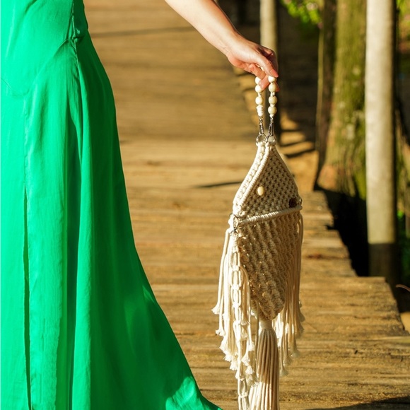 Handmade Macrame handbag - Picture 8 of 10